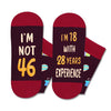 46th Years Old Birthday Gifts for Men - Socks for 46 Year Olds, Gift Ideas for 46 Year Old Man Woman, 46th Birthday Socks