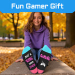 Gamer Gifts For Girl Women - Funny Gamer Stocking Stuffers, Gaming Socks Video Game Socks For Girls