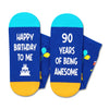 90th Birthday Gift ideas Socks - Best Gifts for 90 Year Old Man Woman, 90th Birthday Gifts for Elderly Men Old Lady