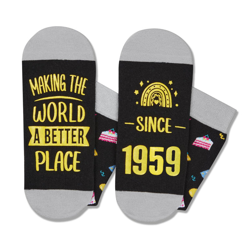 65th Birthday Socks Gifts Ideas - 1959 Birthday Gifts for Older Men Senior Citizen, Best Gifts for 65 Year Old Elderly Parents