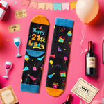 21st Birthday Gifts Socks Ideas - Socks for 21 Year Olds Women Men, Best Gifts for 21 Year Olds, 21st Birthday Socks