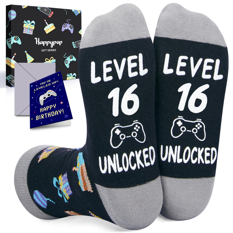 16th Birthday Gifts Ideas for Boys - Socks for Boys Girls Age 16, Birthday Presents for 16 Year Olds Teens