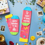 72nd Birthday Gifts Ideas for Women - Socks for Older Women over 72, Best Gifts for 72 Year Old, Old Lady Gifts for Women