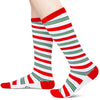 Christmas Gifts Stocking Socks For Men Women - Secret Santa Socks Xmas Stocking Stuffers For Dad Mom Teens, Candy Cane Claf Socks