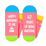 47th Birthday Gifts Ideas for Women - Socks for 47 Year Olds, 47th Birthday Gifts for Her Him, Best Gifts for 47 Year Old Woman Man