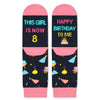 8th Birthday Gift Ideas for Girls - Socks for Kids Age 8, Presents for 8 Year Olds, Gifts for Eight 8 Year Olds