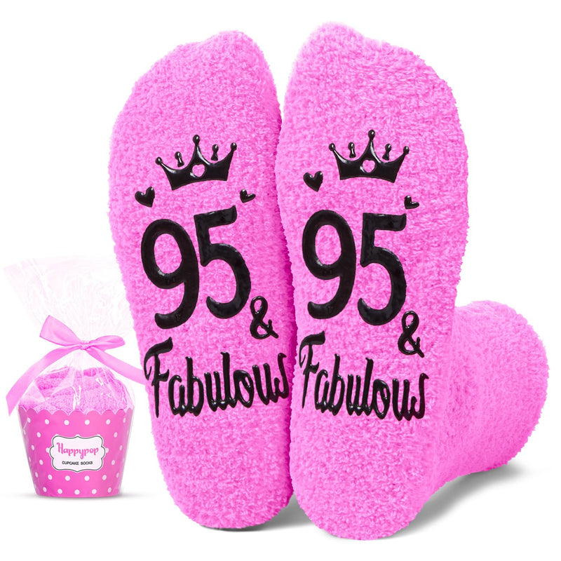 95th Birthday Gifts ideas for Women - Socks for 95 Year Old Elderly Lady, Best Gifts for Women in Their 95s