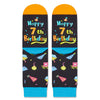 7th Birthday Gifts Socks Ideas - Seven Year Old Gifts for Kids, Presents for 7 Year Olds, Gifts for Boys Girls Age 7