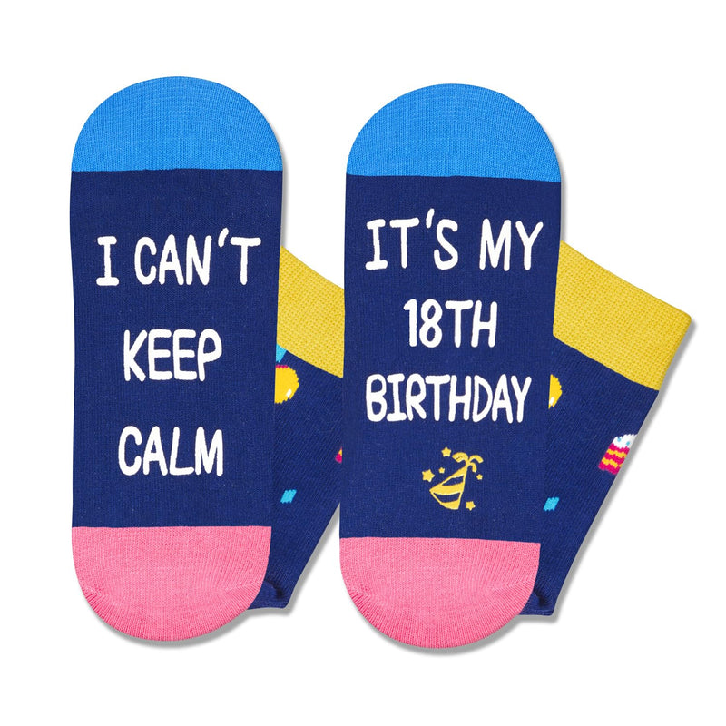 18th Birthday Gifts Ideas - Socks for 18 Year Old Young Adult, 18th Birthday Gifts Presents for Boys Girls