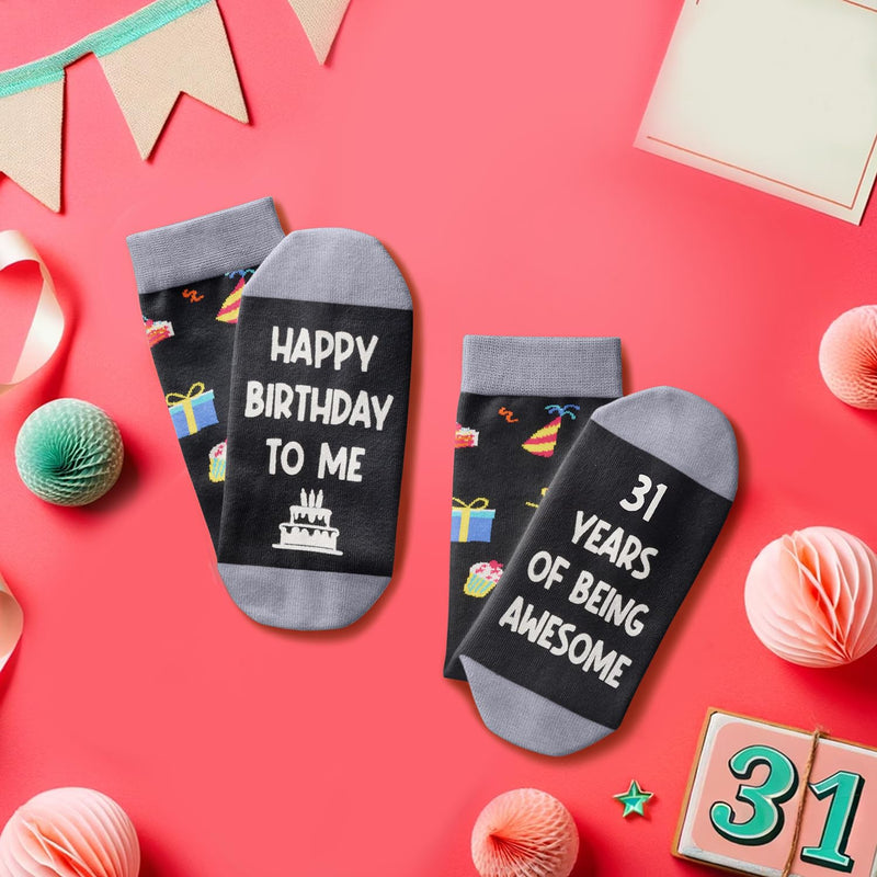 31st Birthday Gifts Ideas for Men - Socks for 31 Year Olds, 31st Birthday Gifts for Him Her, Best Gifts for 31 Year Old Man Woman