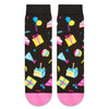 HAPPYPOP 2nd Birthday Gifts Ideas - Socks for Toddlers 2t, Girls Boys Age 2 Gift, Two Year Old Gifts for Kids, Presents for 2 Year Olds in Black