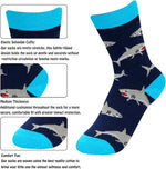 Shark Gifts for Boys - Crazy Shark Socks Kids, Funny Ocean Silly Socks for kids Boys 10-12 Year Old 4 Pack