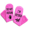 HAPPYPOP Retirement Gifts Ideas Socks - Retired Socks, 2025 Retirement Gifts for Women Men Retired Gifts