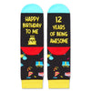 12th Birthday Gifts for Boys - Socks for Tween Boys Girls Age 12, 12 Yr Old Gift Ideas, Presents for 12 Year Old Kids