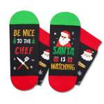 Christmas Gifts Stocking Socks For Men - Secret Santa Socks Xmas Stocking Stuffers For Him Dad Chef Cooker