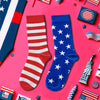 Patriots Gifts For Men Women - American Flag Gifts History Gifts, Patriotic Socks America Flag Socks, Patriots Socks USA Socks