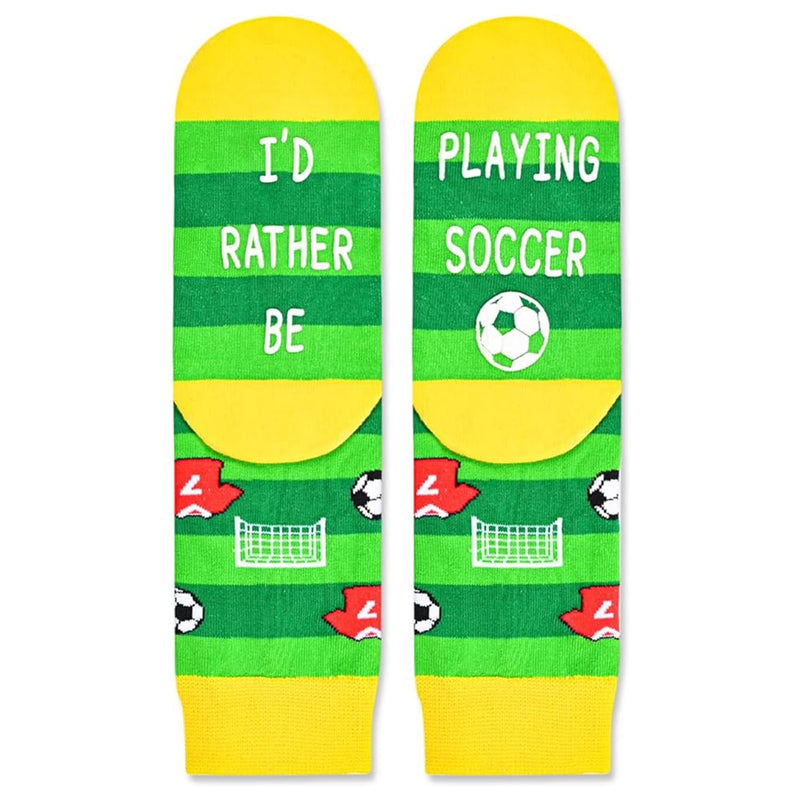 Soccer Gifts For Boys Girls Kids, Funny Novelty Soccer Kids Boys Girls Socks