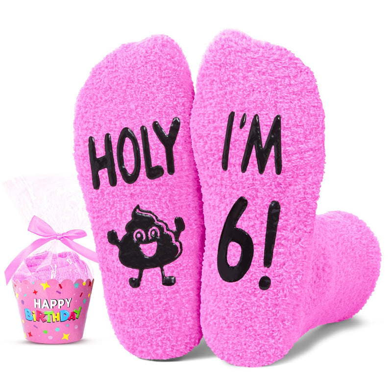 6th Birthday Gifts for Girls - Socks for Kids Age 6, Gift Ideas for Six Year Old Girls, Presents for 6 Year Old Girls