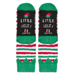 Christmas Gifts Stocking Socks for Kids - Little Elf Socks Secret Santa Sock Gifts with Greeting Card 7-9 Years