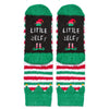 Christmas Gifts Stocking Socks for Kids - Little Elf Socks Secret Santa Sock Gifts with Greeting Card 4-6 Years