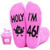 46th Birthday Gifts for Women - Socks for 46 Year Olds, Best Gifts for 46 Year Old Middle Aged Woman, Gift Ideas for 46 Year Olds