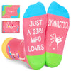 Gymnastics Gifts For Girls - Gymnastics Coach Gifts, Gifts For Gymnasts, Gymnastics Socks For Girls Gymnast Socks Little Girl Socks