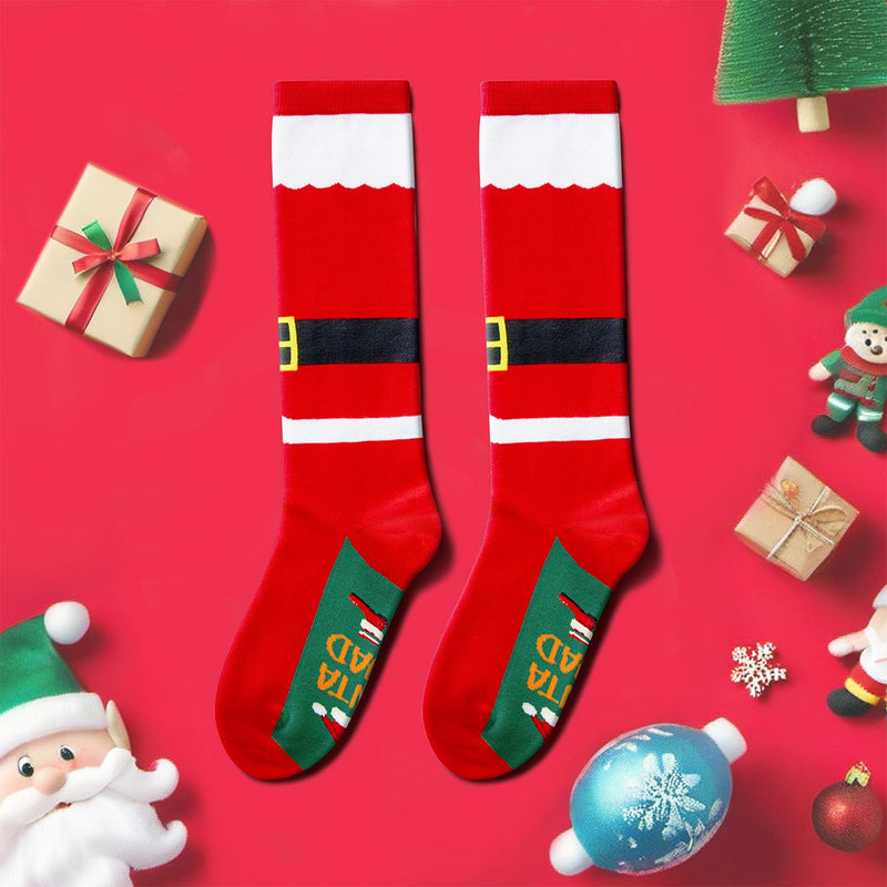 Christmas Gifts Stocking Socks for Teen Girls - Christmas Knee High Elf Socks Secret Santa Xmas Stocking Stuffers for Women