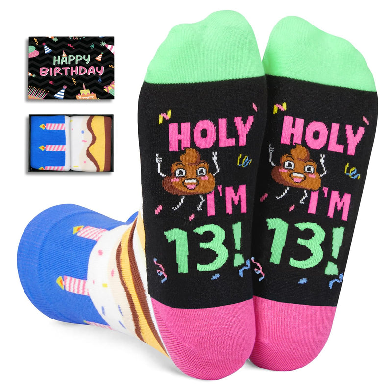 13th Birthday Gifts Ideas Socks - 13 Year Old Boy Girl Gifts, 13th Birthday Gifts Ideas for 13 Year Old Teens