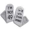 49th Birthday Gifts Ideas for Men - Socks for 49 Year Old Middle Aged Man, 49th Birthday Gifts for Him, 49 Year Old Gifts for Male