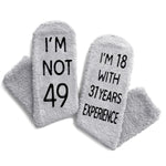 49th Birthday Gifts Ideas for Men - Socks for 49 Year Old Middle Aged Man, 49th Birthday Gifts for Him, 49 Year Old Gifts for Male