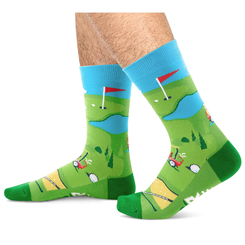 Funny Socks For Men Women - Outdoorsman Gifts For Golfing Hunting Fishing Cooking Car Racing Lovers