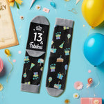 13th Birthday Gifts Ideas Socks - 13 Year old Boy Girl Gifts, Happy Birthday Gifts for 13 Years