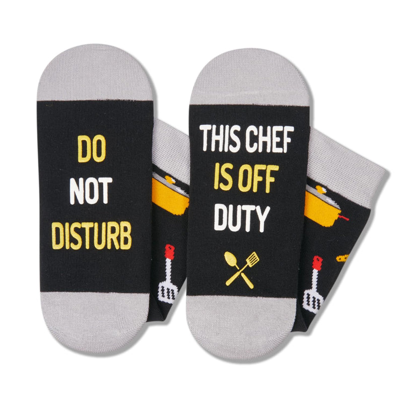 HAPPYPOP Chef Gifts for Men Women Baker, Cooking Gifts Baking Gifts, Pastry Gifts For Baker, Unisex Chef Socks Cooking Socks Baking Socks