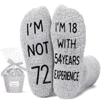 72nd Birthday Gift Ideas for Men - Socks for 72 Year Old Birthday, Gifts For Old Men in their 72s