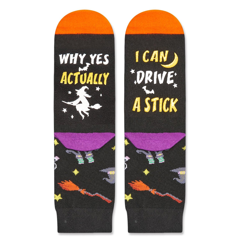 Halloween Socks Spooky Gifts - Halloween Gifts for Boys Girls 2-3 Years Old Witch Gifts