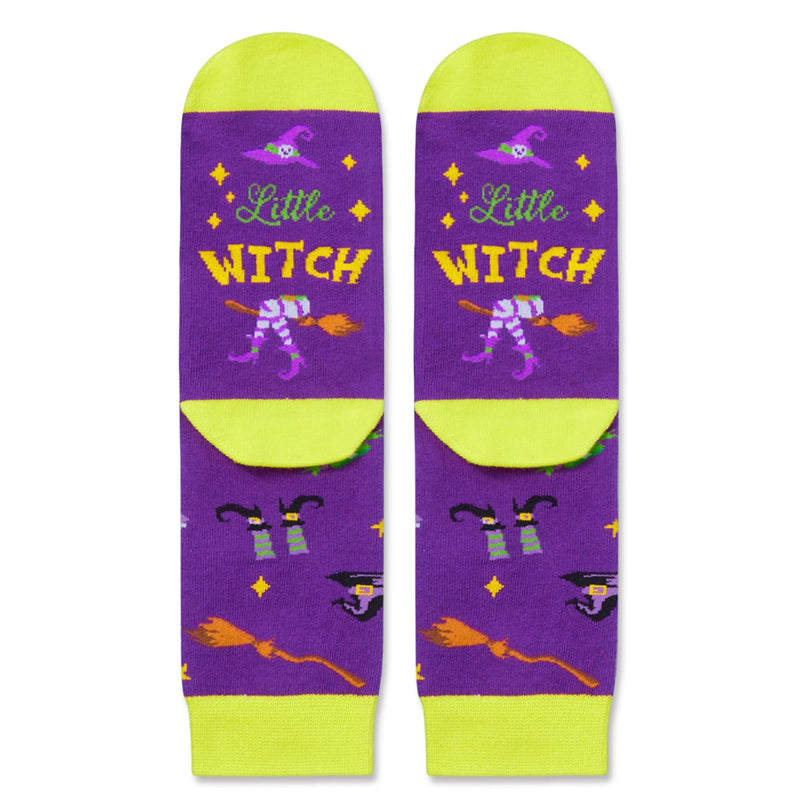 Halloween Gifts Socks Spooky For Boys Girls - Halloween Witch Gifts for Kids 2-3 Years Old Witch Gifts