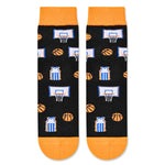 HAPPYPOP Gifts For Kids Boys Girls - Basketball Baseball Hockey Football Softball Gifts, Skater Ballerina Socks