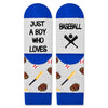 4th-6th Birthday Gift Ideas for Boys - Kids Novelty Socks, Baseball Gifts for 4-6 Years Boys Kids