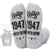 77th Birthday Gifts Ideas for Men - Socks for 77 Year Olds, 1947 Birthday Gifts, Best Gifts for 77 Year Old Elderly Man