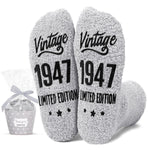 77th Birthday Gifts Ideas for Men - Socks for 77 Year Olds, 1947 Birthday Gifts, Best Gifts for 77 Year Old Elderly Man