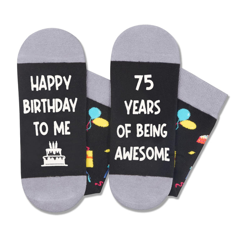 75th Birthday Gift Ideas for Men - Socks for 75th Birthday, Best Gifts for 75 Elderly Dad, 75 Year Old Gifts