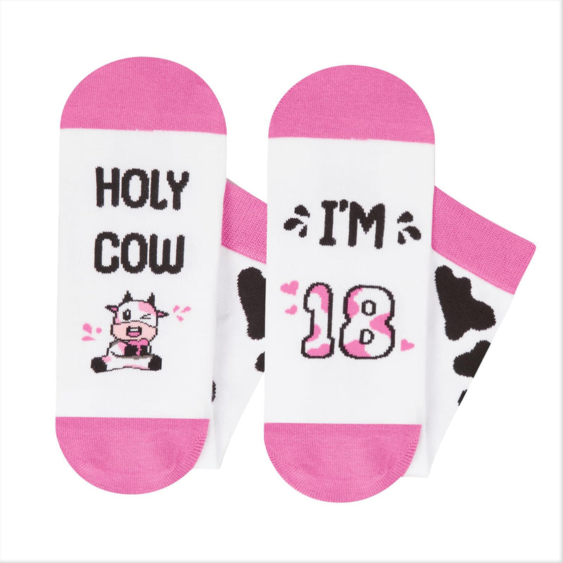 18th Year Old Birthday Gifts for Girls - Socks for Teen Girls Boys Age 18, 18 Yr Old Young Adult Gift Ideas, 18 Birthday Gifts