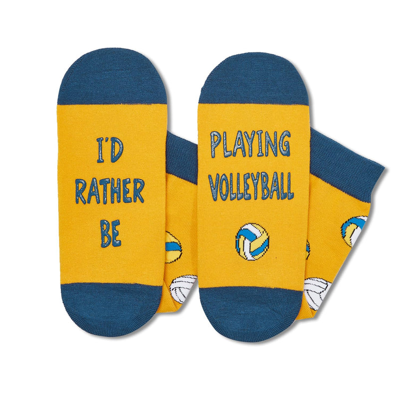 Zmart Gifts For Volleyball Lovers - Volleyball Coach Gifts, Fun Cool Volleyball Socks, Sand Volleyball Socks, Beach Volleyball Socks Stocking Stuffers