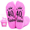 40th Birthday Gifts for Women Her, Gift Ideas for Women in Their 40s, Best Gifts for 40 Year Old Middle Aged Woman, 40th Birthday Socks