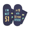 51st Years Old Birthday Gifts for Men - Socks for 51 Year Olds, Gift Ideas for 51 Year Old Man Woman, 51st Birthday Socks