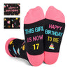 17th Birthday Gifts Socks Ideas - 17 Year Old Birthday Gifts for Teen Girls, Gifts for 17 Year Olds