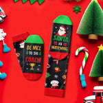 Christmas Gifts Stocking Socks For Men - Secret Santa Socks Xmas Stocking Stuffers For Him Dad Coach