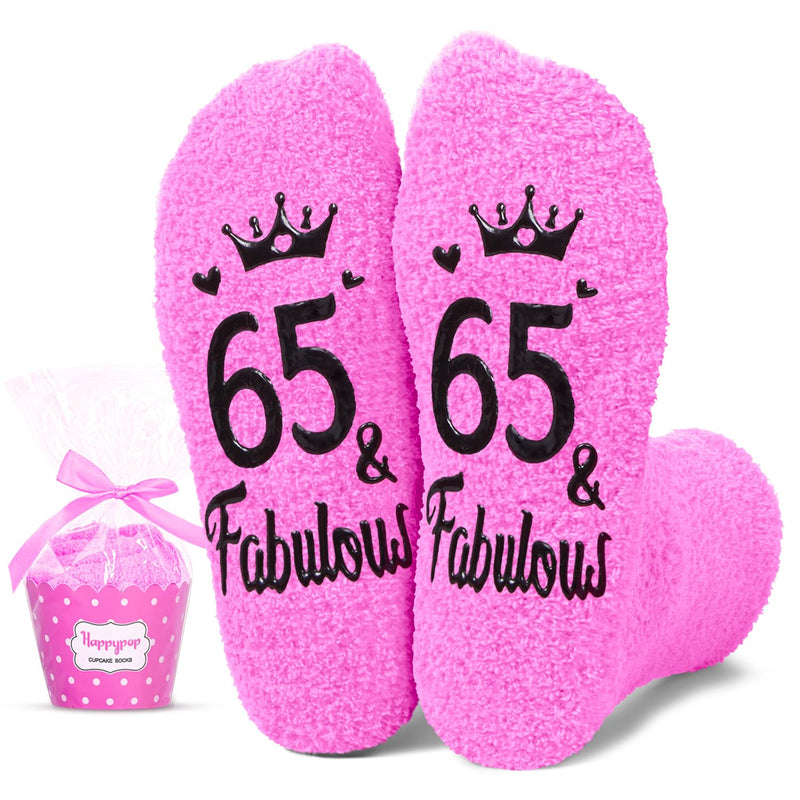 65th Years Old Birthday Gifts for Women - Socks for 65 Year Olds, Best Gifts for 65 Year Old Middle Aged Woman, Gift Ideas for 65 Year Olds