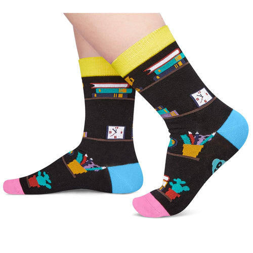 Book Lover Gifts for Kids - Funny Reading Socks for Boys Girls, Stocking Stuffers for Young Readers

Book Lover Gifts for Kids - Funny Reading Socks for Boys Girls, Stocking Stuffers for Young Readers