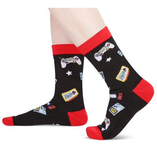 Gamer Gifts Teen Boys Men - Gaming Gamer Socks Video Game Socks, Novelty Gamer Socks For Teen Boys